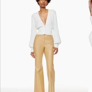 Navy Aritzia Plunge Front Cardigan